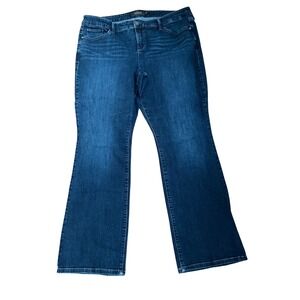 Torrid Premium Slim Boot Cut Jeans Dark Wash Denim Plus Size 22T Tall